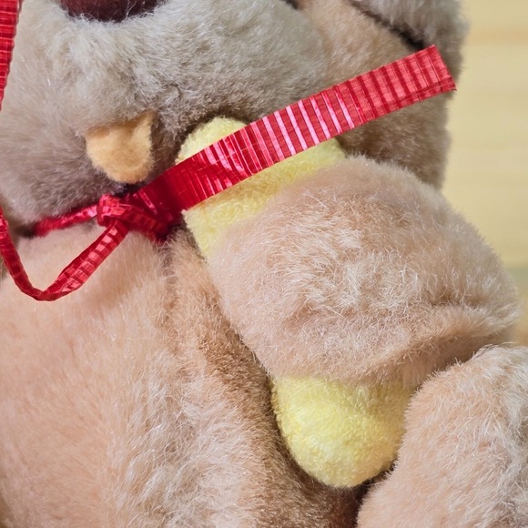 Russ Berrie‎ Vintage Taffy Puppy Plush Dog Stuffed Animal Brown 5 Inch - Picture 6 of 12